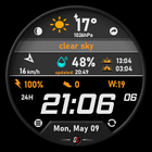 GS Weather 3 Watch Face icône