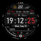 GS Weather 8 Watch Face أيقونة
