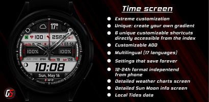 GS Weather 9 Watch Face Affiche
