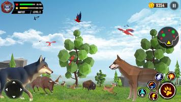 Sauvage Loup: Animal Jeu Affiche