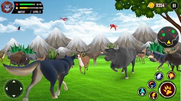Wolf Simulator Wild Animals 3D screenshot 1