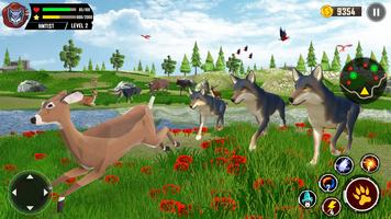 Wolf Simulator Wild Animals 3D screenshot 2