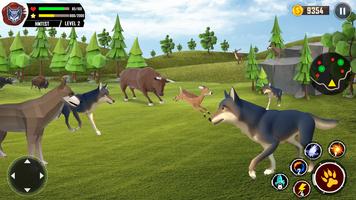 Wolf Simulator Wild Animals 3D screenshot 3