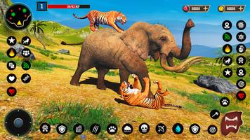 Tiger Simulator 3D Animal Game اسکرین شاٹ 1