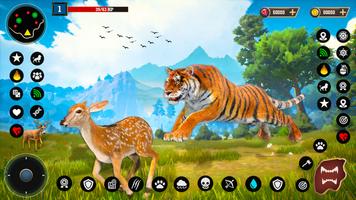 Tiger Simulator 3D Animal Game اسکرین شاٹ 2