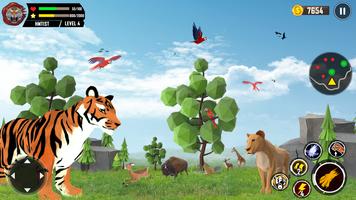 Sauvage Tigre Simulateur Jeux capture d'écran 1