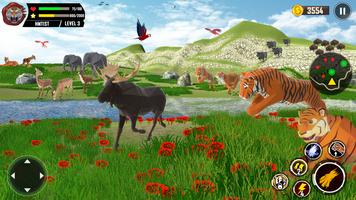Sauvage Tigre Simulateur Jeux capture d'écran 2