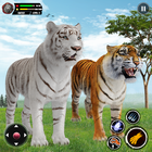Sauvage tigre Simulateur Jeux icône