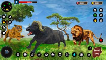 Lion Simulator Animal Games 3d capture d'écran 1