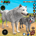 Wild Wolf Simulator Games أيقونة