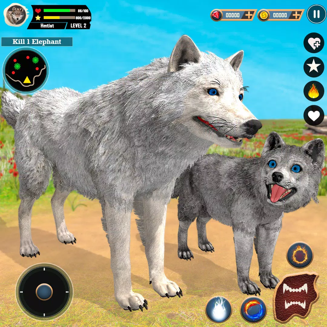 Baixar e jogar Wolf Tales - Online Wild Animal Sim no PC com MuMu Player