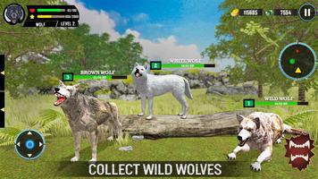 Wild Wolf Simulator 3D-spellen screenshot 2