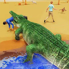 Baixar Hungry Crocodile Beach City Attack Simulator 2019 APK