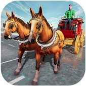 Horse Carriage Transport Adventure 2019 icon