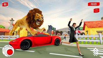 Wild Angry Lion Adventure 2020 постер