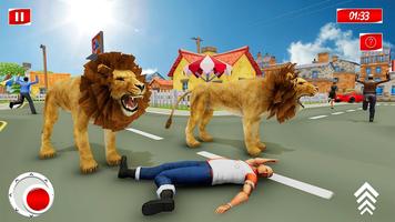 Wild Angry Lion Adventure 2020 imagem de tela 1