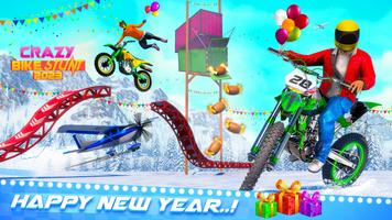 Real Bike Stunt Racing Games Affiche