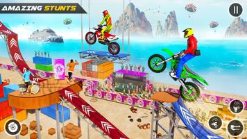 Real Bike Stunt Racing Games captura de pantalla 1