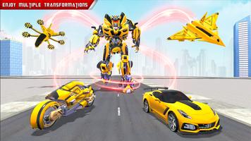 Robot Car Transform War Games captura de pantalla 1