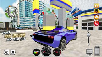 NY City Taxi Driver 2019: Cab simulator Games स्क्रीनशॉट 1