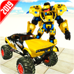 ”Real Robot Transform Monster Truck Fight