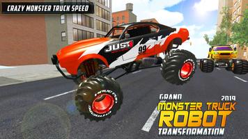 Real Robot Transform Monster Truck Fight screenshot 3