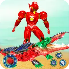 Real Robot Crocodile Transformation Fight APK download