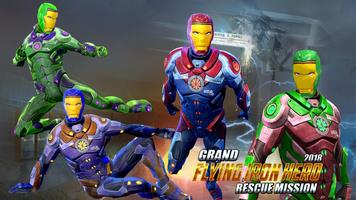 برنامه‌نما Grand Superhero Flying Iron Rescue عکس از صفحه