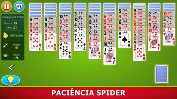 Paciência Spider Cartaz