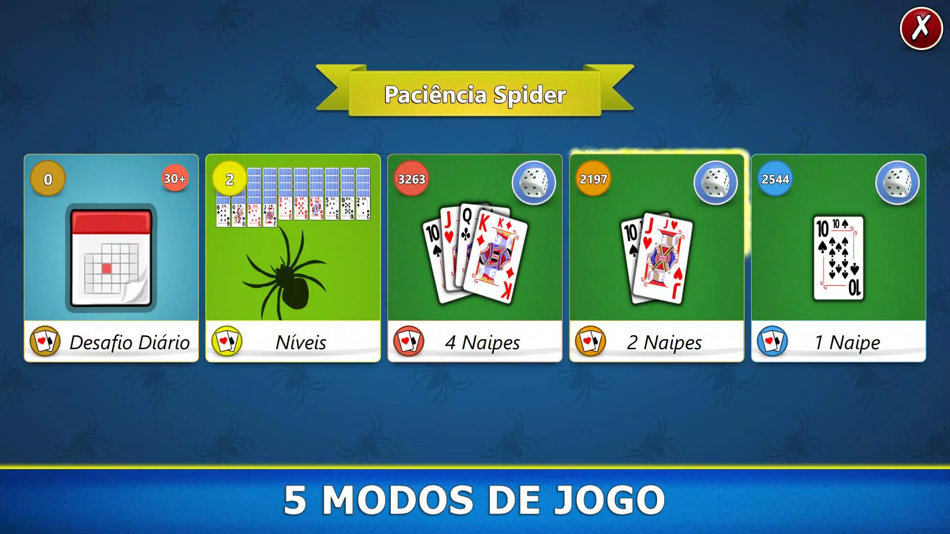 Download do APK de Paciência Spider Épico para Android