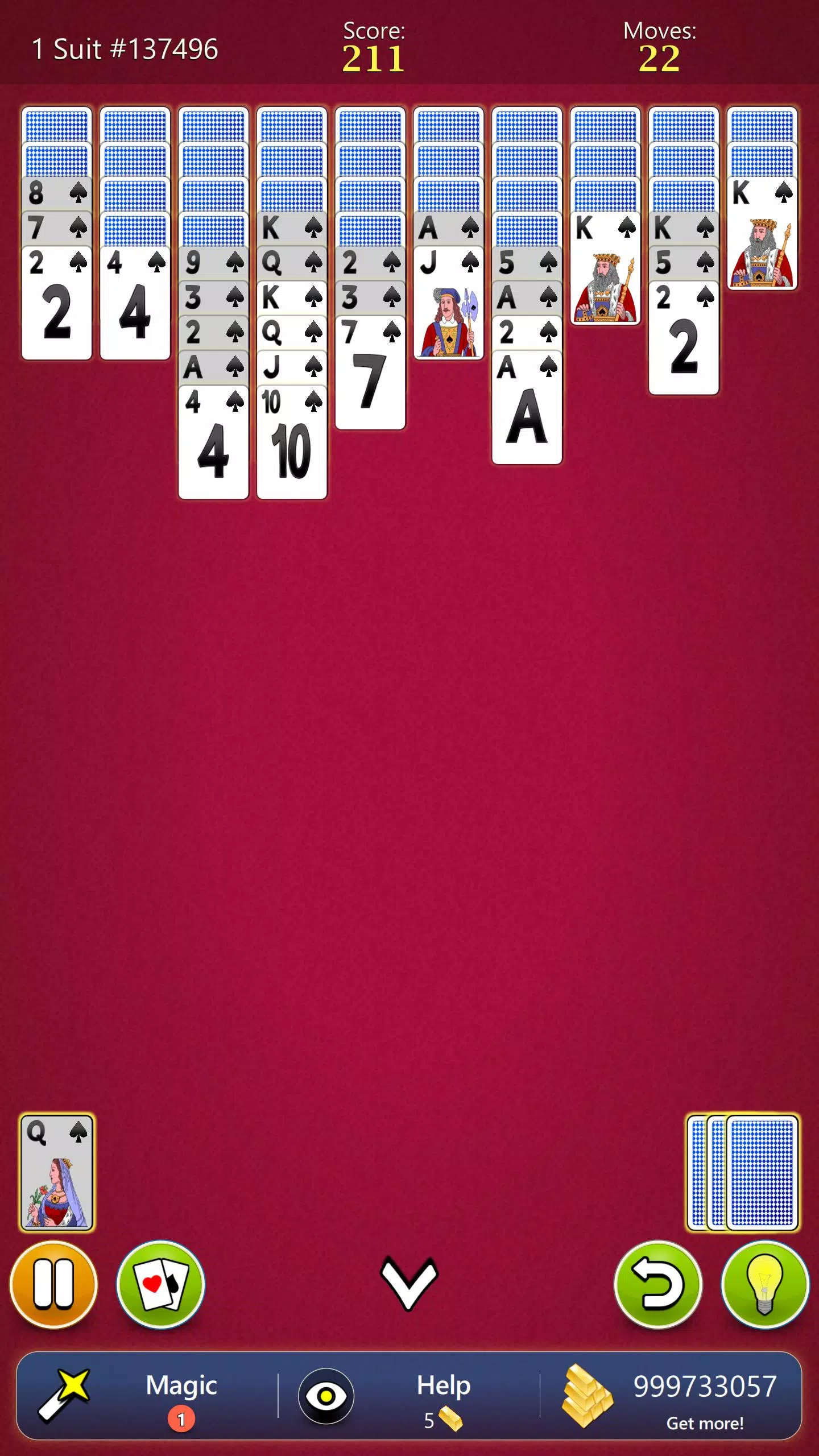 Spider Solitaire Mobile by G Soft Team