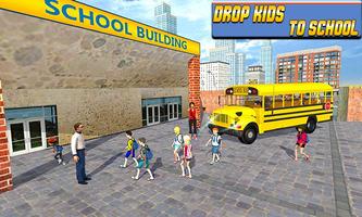 Simulator Bus Sekolah Kota Modern 2017 screenshot 3
