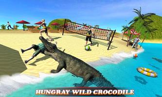 Real Ungarn Wild Crocodile Att Plakat