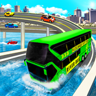 City Coach Bus Driving Game 3D ไอคอน