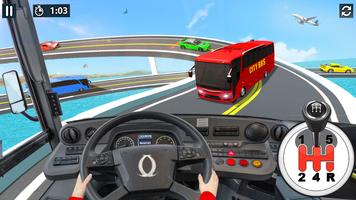 City Coach Bus Driving Game 3D 스크린샷 1