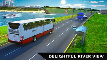 City Coach Bus Driving Game 3D تصوير الشاشة 3