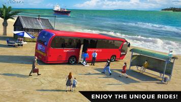 City Coach Bus Driving Game 3D ポスター