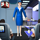 Airhostess Flight Pilot 3D Sim aplikacja