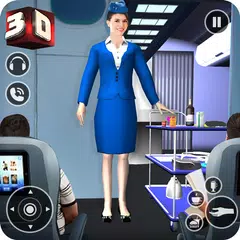 Airhostess Flight Pilot 3D Sim XAPK 下載