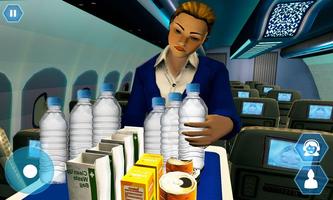 Airhostess Flight Pilot 3D Sim capture d'écran 1