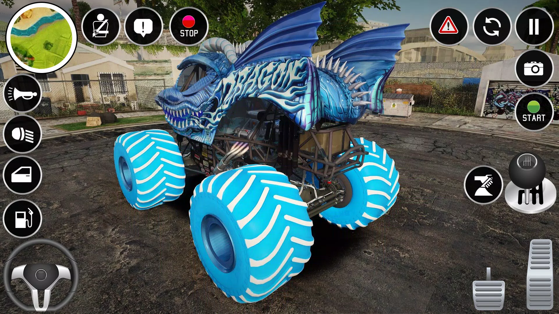 Download do APK de Monster Truck Mad Racing Game para Android