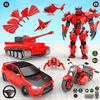 Flying Phoenix Robot Bike Game icon