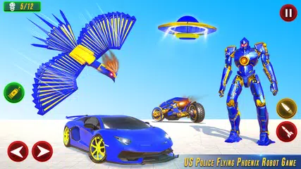 Flying Phoenix Robot Bike Game XAPK download