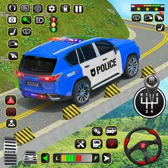 Police Car Driving School Game Icon