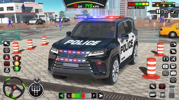 Police Car Driving School Game Affiche