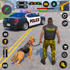 US Police Dog City Crime Chase icône