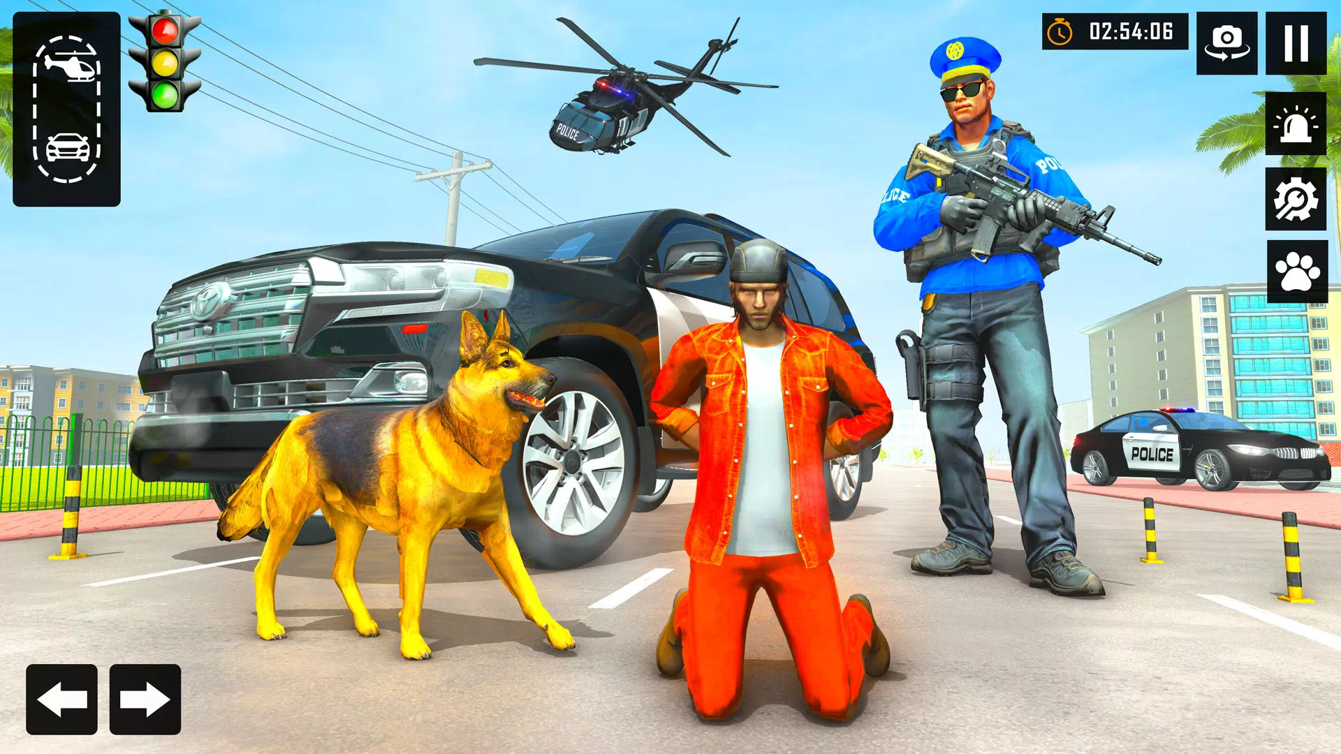 Download do APK de Cachorro correr atrás Jogos : Polícia Crime