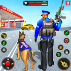 Police Dog Crime Highway Chase icône