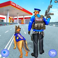 Police Dog Crime Highway Chase Affiche