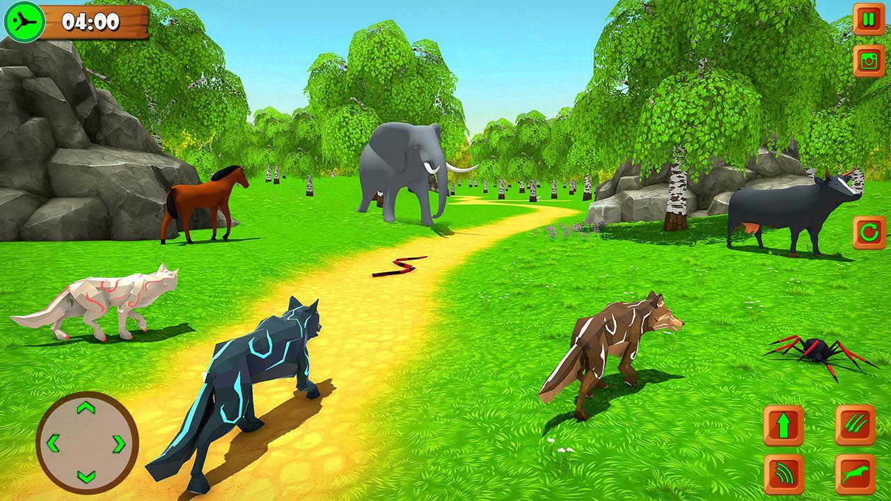 Wild Wolf Chasing Animal Simulator 3d For Android Apk Download - roblox animal simulator hack